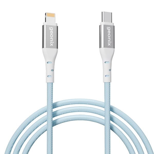 Buy Geonix eForce I13 27W Type-C to Lightning Fast Charging Cable, 1.2m cable lenght USB-C Data Sync Cord for iPhone, iPad, MacBook, iMac, AirPods – Apple MFi Compatible (Blue) on EMI