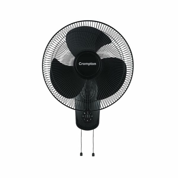 Buy Crompton HISPEED Gale Classic 400 mm Wall Mount Fan | Easy Neck Tilt Mechanism | Superior Air Delivery | Smooth Oscillation | 2 Year Warranty | Black on EMI