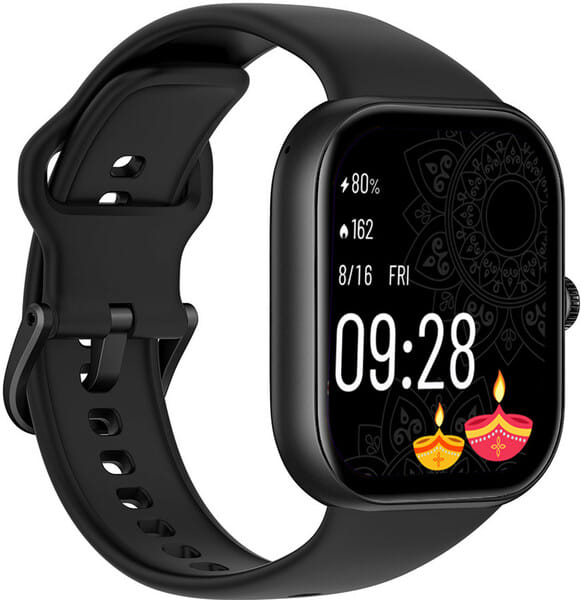 Buy Redmi watch Move 1.85 premium AmoLED, 14 day Battery, Best Accuracy, Dual Core Processor Smartwatch (Black Drift Strap, Free Size) on EMI