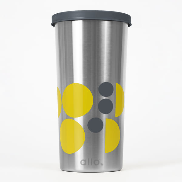 Buy Allo Stainless Steel Tumbler with Lid, Leak Proof for Home, Office, School, Travel, Kids Rust Proof, Multipurpose Storage Glass for Juice, Tea, Coffee, Milk, (450Ml) Grey on EMI