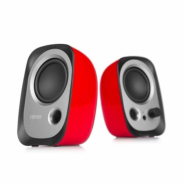 Buy Edifier R12U Stereo 2 Watt 2.0 Channel USB Bookshelf Speaker (Red) on EMI
