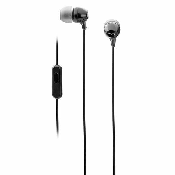 Buy Sony MDR-EX14AP Wired in Ear Headphone with Mic (Black) on EMI