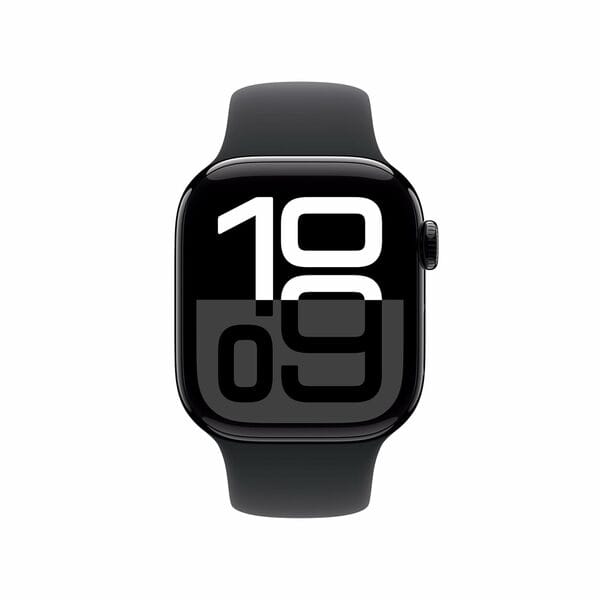 Buy Refurbished Apple Watch Series 10 (46mm, GPS Only) Jet Black Aluminum - Black-Sport Band on EMI