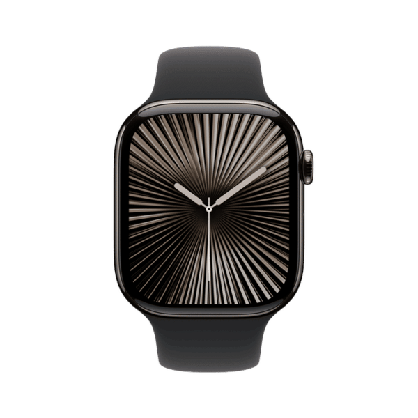 Buy Refurbished Apple Watch Series 10 (46mm, GPS+Cellular) Jet Black Aluminum -Black-Sport Band on EMI