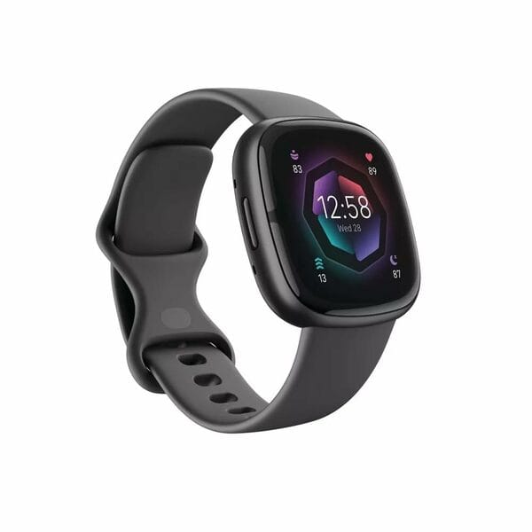 Buy Refurbished Fitbit Sense 2 (40mm, GPS Only) Shadow Grey Graphite Aluminium - Grey Graphite Band on EMI