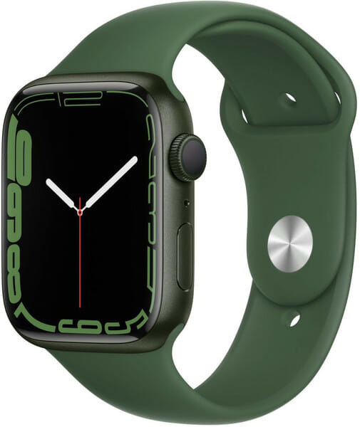 Buy Refurbished Apple Watch Series 7 (45mm, GPS Only) Green-Aluminium - Clover-Sport Band on EMI