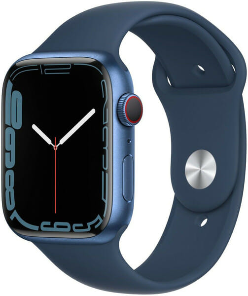 Buy Refurbished Apple Watch Series 7 (45mm, GPS+Cellular) Blue-Aluminium - Abyss Blue-Sport Band on EMI