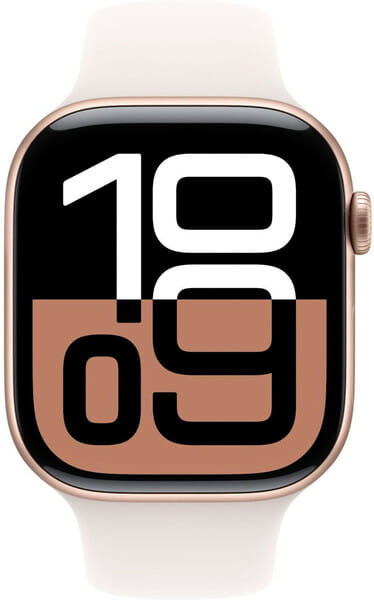 Buy Refurbished Apple Watch Series 10 (46mm, GPS Only) Rose Gold-Aluminium - Light Blush sport Band on EMI