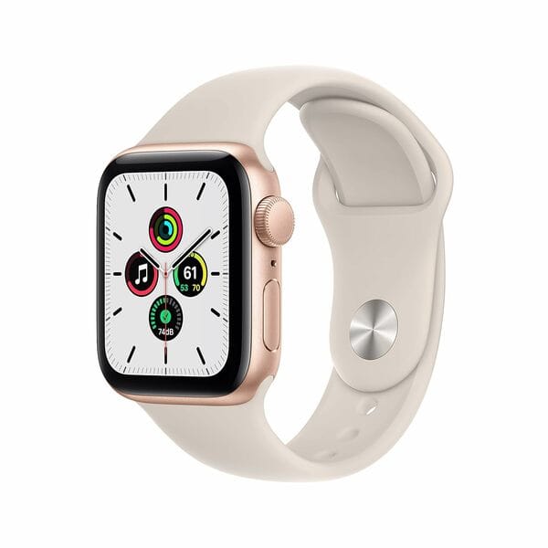 Buy Refurbished Apple Watch SE - 1st Gen (40mm, GPS Only) Gold-Aluminium - Pink Sand-Sport Band on EMI