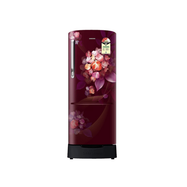Buy Samsung 223L 3 Star Single Door Refrigerator with Digital Inverter Compressor & Stylish Crown Design (RR24H2823HTNL, Hydrangea Plum) on EMI