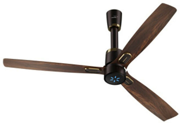 Buy V-Guard AIRWIZ PRIME PREMIUM HIGH SPEED (48") 370 RPM with 3 Year Warranty BLDC Motor with Remote 1200 mm Ceiling Fan (5 Star | CHOCO TEEK WOOD | on EMI