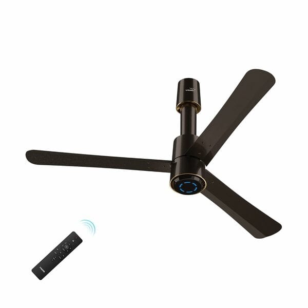 V-Guard Insight-G Premium Bldc Ceiling Fan For Home | 6 Speed Settings | 5 stars Energy Saving | Convenient Remote Control | High-Speed 100% Copper Motor | (Choco Brown Glossy)