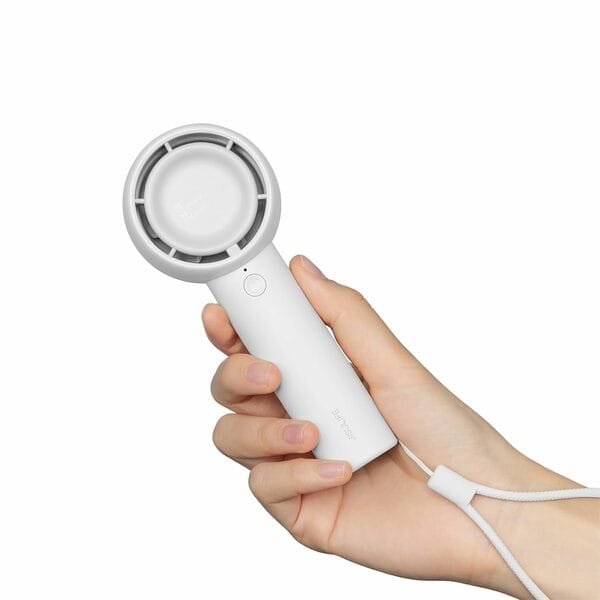 Buy JISULIFE Life5 Handheld Fan, Hidden Blade Design, 4500mAh, 18H Cooling, USB Rechargeable, For Makeup, Travel & Outdoor – White on EMI