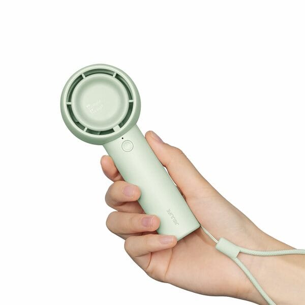 Buy JISULIFE Life5 Handheld Fan, Hidden Blade Design, 4500mAh, 18H Cooling, USB Rechargeable, For Makeup, Travel & Outdoor – Green on EMI