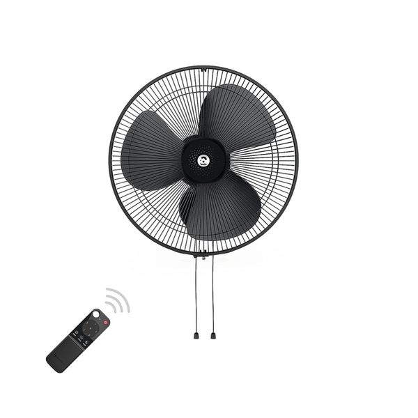 Buy Atomberg Renesa 400mm Wall Fan Silent BLDC Fan Remote with Timer & Sleep Control , Midnight Black on EMI