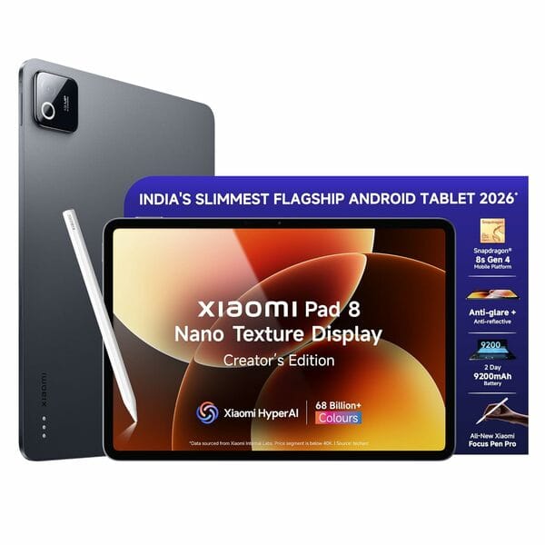 Buy Xiaomi Pad 8 Graphite Grey 12 GB + 256 GB Nano Texture Display on EMI