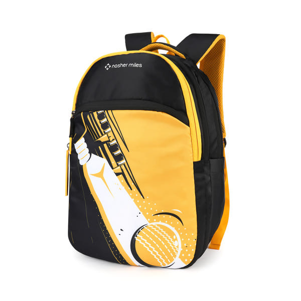 Buy Nasher Miles Howzzat Polyester Laptop Backpack 32L | Ideal for College, School, Office & Travel | Men, Women, Boys, Girls (Yellow) on EMI