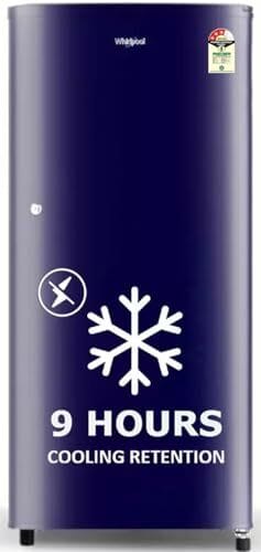 Buy Whirlpool 184 L 3 Star Direct-Cool Single Door Refrigerator (205 WDE CLS 3S SAPPHIRE BLUE-Z, Blue) on EMI