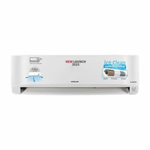 Buy Hitachi 2 Ton 3 Star Xpandable+ Inverter Split AC (100% Copper, 4-Way Swing, ice Clean, Dust Filter, 3400SXL RAS.D322PCBIBS, White) on EMI