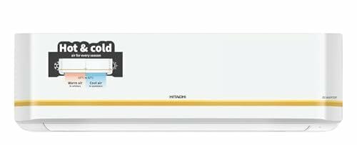 Buy Hitachi 1.5 Ton 3 Star Hot & Cold Inverter Split AC with Expandable Technology (100% Copper, Dust Filter, 3100HP RSQG318HGXA, White) on EMI