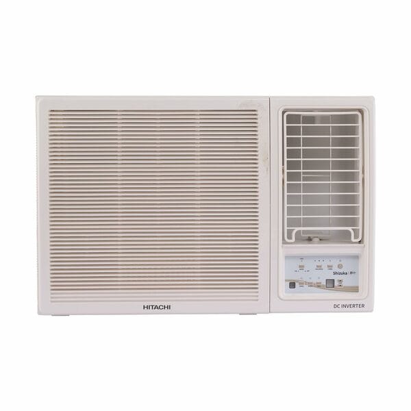 Buy Hitachi 1.5 Ton 3 Star Window Inverter AC (100% Copper, 100% cooling at 43° Celsius, RAW318HHEO, White) on EMI