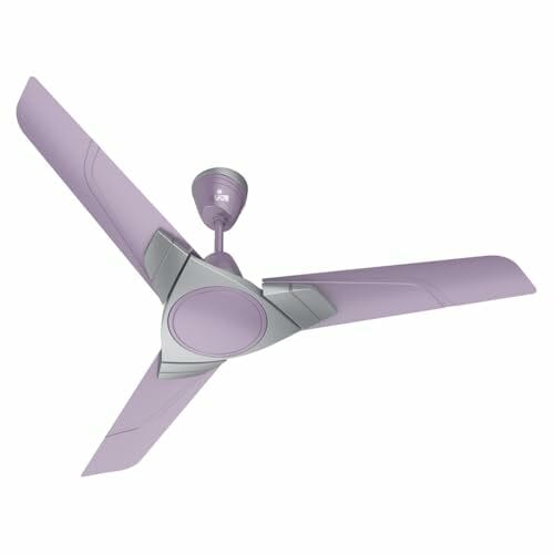Buy Polycab Aereo Plus Star Rated, 1200mm Ceiling Fan For Home | High Speed & Air Delivery | Saves Up To 33% Electricity, 100% Copper, Rust-Proof Blades, 52 Watt | 3-yr Warranty【Lilac Silver】 on EMI