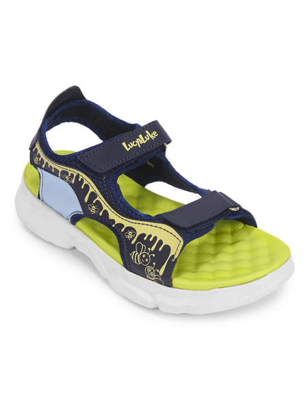 Buy Liberty Lucy & Luke HIPPO-30SE Navy Blue Casual Flat Sandals for Kids on EMI
