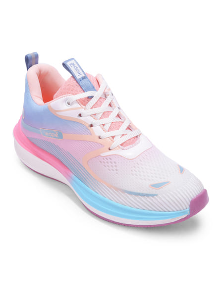 Buy leap7x SINESTAR-E Pink Sports Lacing Running Shoes for Women on EMI
