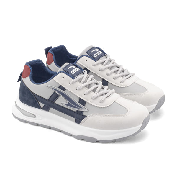 Buy Asian Python-04 Men’s Sporty Sneakers (Lgrey Navy) on EMI
