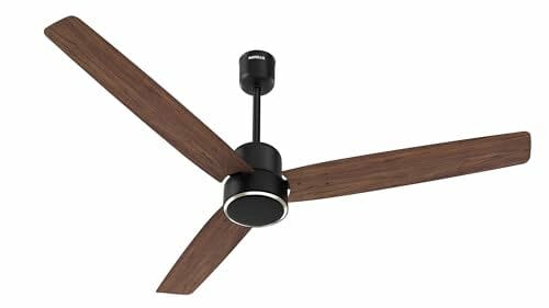 Buy Havells FAB PRO BLDC 1200mm Ceiling Fan with 100% Pure Copper Motor | 5 Star Rating | Remote Controlled|Watt: 30|Air Flow: 225 cmm|Speed: 350 RPM| 3 Years Manufacturer Warranty(Walnut Matt Black) on EMI