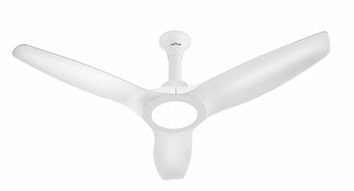 Buy ACTIVA Silentair 1200mm BLDC Ceiling Fan with LED Light | 28W BEE 5 Star | ABS Body & Blades | High Speed | Low Noise | Remote with Timer & Reversible Mode | 5 Year Warranty | White on EMI