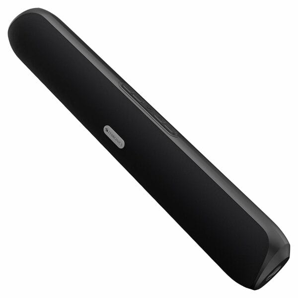 Buy Zebronics Wireless Bluetooth Soundbar, 26 Watts, Upto 7 Hours Playback, Dual 52mm Drivers, Dual Passive Radiators, LED Indicator, TWS, Fabric Finish, Type-C Charging, USB, AUX (Vita Bar 203) on EMI