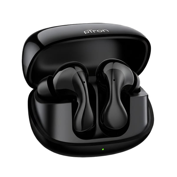 Buy pTron Bassbuds Tango In-Ear TWS Earbuds w/ Custom EQ, 50hrs Playtime, Pristine Sound, Dual HD Mic & AI-ENC Calls, Mobile App,Wireless Bluetooth V6.0,Touch Controls,Type-C Charging, IPX5 (Space Black) on EMI