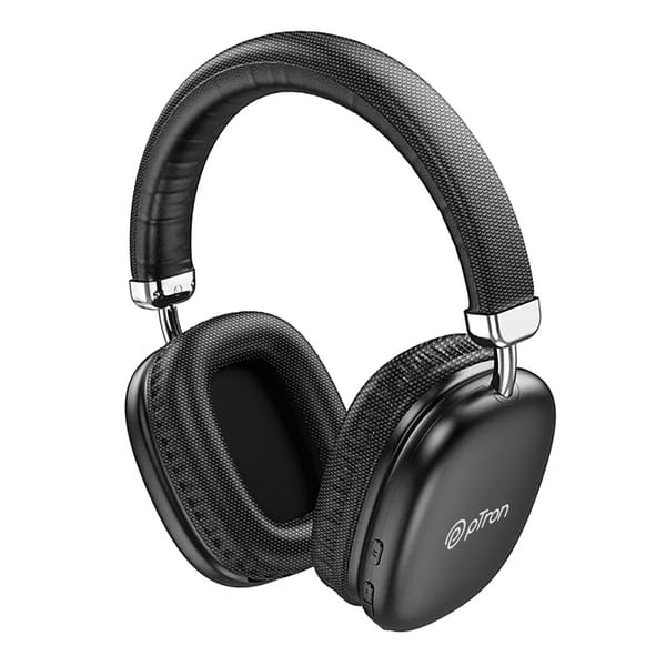 Buy pTron Studio Ultima Wireless Over Ear Headphones w/HD Mic & TruTalk AI-ENC Calls, 60H Playtime, 40mm Drivers, Custom EQ, Mobile App, BTv5.4 Dual Pairing, Type-C Charge (Jet Black) on EMI