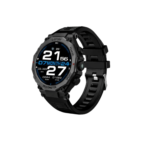 Buy Toreto TORW-13 COREFIT Smartwatch with 1.52″ HD Display, Bluetooth v5.0, IPX65 Water Resistance & Built-in Flashlight (Black) on EMI