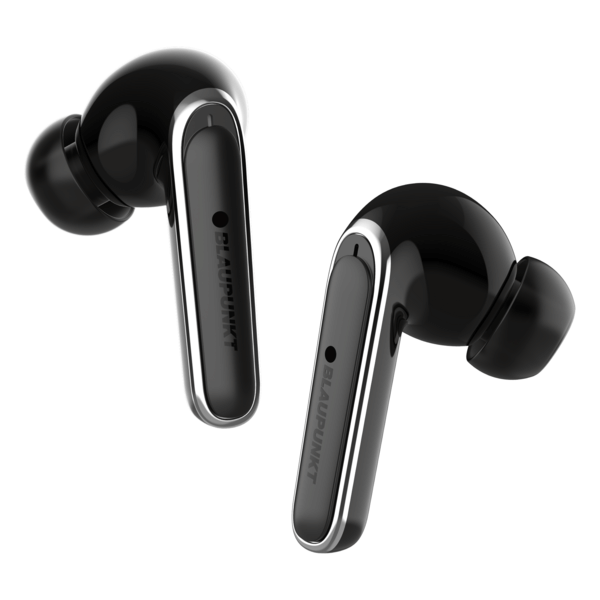 Buy Blaupunkt BTW100 Truly Wireless Bluetooth in Ear Earbuds with Mic, ENC CRISPR TECH I HD Sound I 80ms Low Latency I 40H PlaytimeI TurboVolt Charging I BT Version 5.1 I Intuitive Touch Controls (Black) on EMI