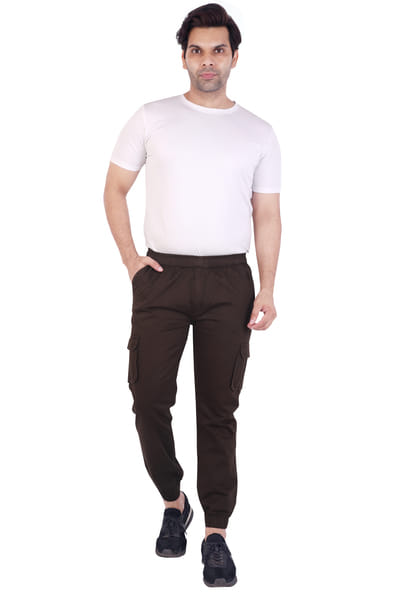 Buy Jogger for Men | Regular | Gym Sports Lower | Stylish Trendy Fashionable, Solid, 6 Pocket | Twill Cotton Fabric | Elastic Waist with Drawstring on EMI