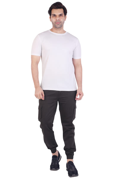 Buy Jogger for Men | Regular | Gym Sports Lower | Stylish Trendy Fashionable, Solid, 6 Pocket | Twill Cotton Fabric | Elastic Waist with Drawstring on EMI