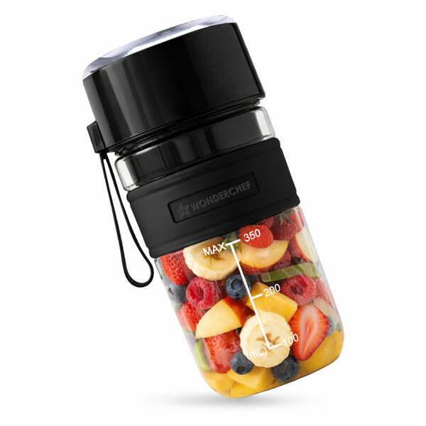 Buy Wonderchef Nutri Cup Zip-300ml -Black on EMI