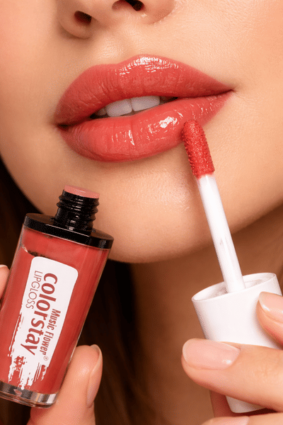 Buy Music Flower ColorStay Pro Gloss – Radiant & Long-Lasting Shine (Warm Coarl Red) on EMI