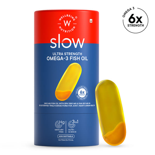Buy Wellbeing Nutrition 6x Strength Omega 3 Fish Oil on EMI