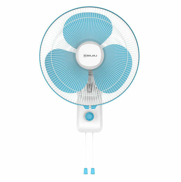 Buy Bajaj Robusto 400 mm Wall Fan Icy Blue White on EMI