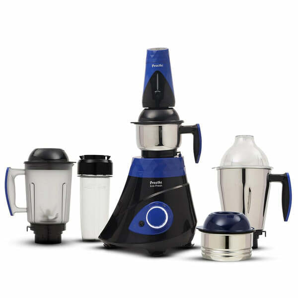 Buy Preethi Eco Fresh Mixer grinder | 750 Watt Mixie | Made fresh, stays fresh | Food Sense Technology| Grinding+ Storage jar | MG-282 (Blue) on EMI