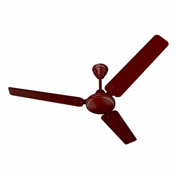 Buy Bajaj CHETAK HS EEB 1200 mm 3-Blade Highspeed Ceiling Fan for Home,Offices | High-Speed Performance | 1-Star Energy Rating | 2-Year Warranty (Brown) on EMI