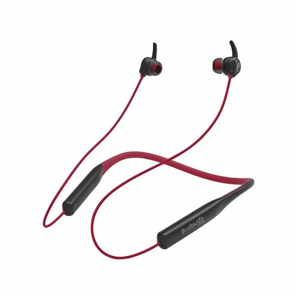 Buy Lava Probuds Wave 921 (Red) Dual-Tone Noise Cancellation BT Neckband with 50ms Low Latency Gaming, 10mm Drivers, Bass Boost, ENC Calls, 40Hrs Playtime, Fast Charging, IPX6, Dash Switch, Dual Pairing on EMI