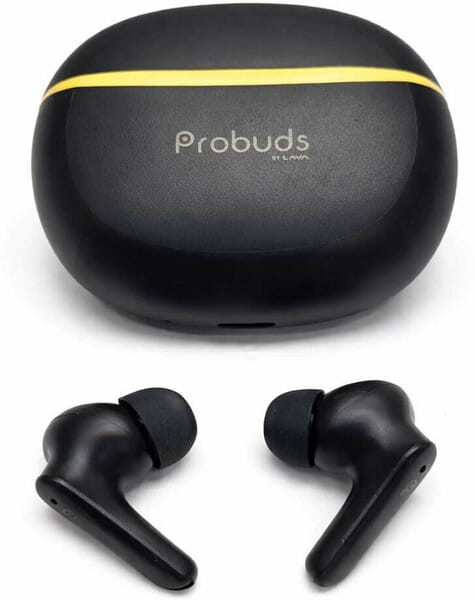 Buy LAVA Probuds T12 True Wireless Earbuds (Black) | Less than 5g Ultra-Lightweight | 35H+ Playback | 35ms Gaming Mode | Dual Device Pairing | ENC | Fast Type-C Charging on EMI