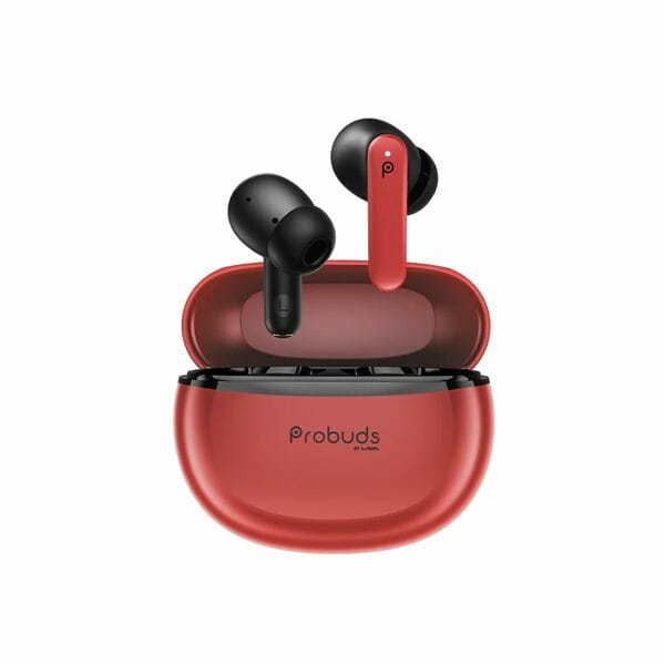 Buy Lava Probuds Aria 911 (Red) Dual-Tone Noise Cancellation Wireless Earbuds, Bluetooth TWS in Ear with 35ms Low Latency Gaming, 10mm Drivers, ENC Calls, 35Hrs Playtime, Fast Charging, IPX4, BT v5.3 on EMI