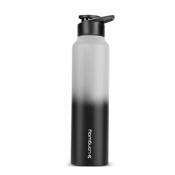 Buy Longway Rush 1 Ltr Stainless Steel Water Bottle | Leak-Proof & Rust-Free Design | Perfect for School, Office, Home, Gym, Travel & Ideal for Men, Women & Kids (1000 ml, Charcoal) on EMI