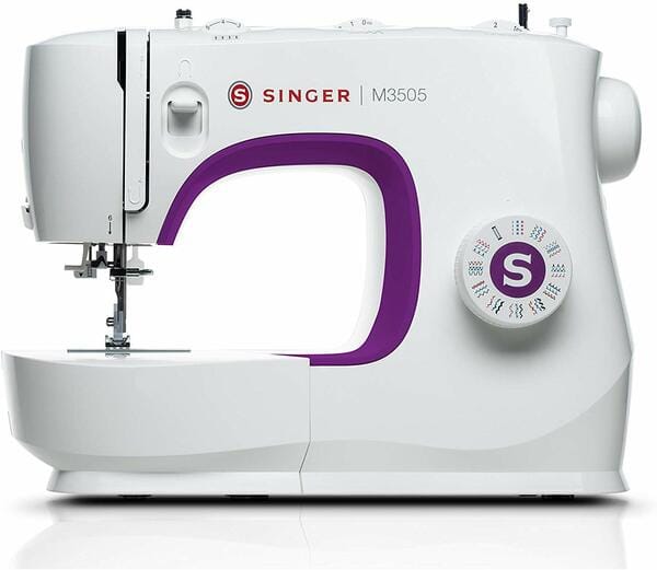 Buy SINGER M3505 Professional Sewing Machine - 34 Functions, Automatic Stapler, Creative Sewing for All Fabrics, Electric, Portable, Easy Stitching for Beginners - Black on EMI