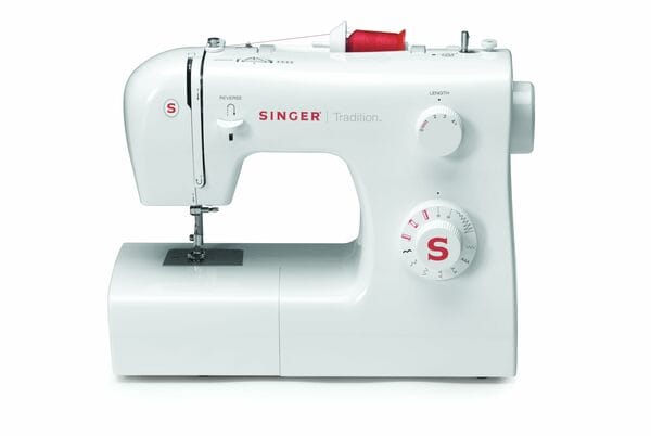 Buy SINGER 2250 Tradition Zig-Zag Sewing Machine, 10 Built-in Stitches, 23 Stitches Functions (White) with 70W Powerful motor & Feed dog with 106 Teeth in 6 Rows-Get Free Online Interactive Class on EMI